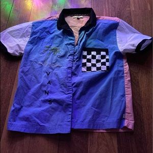 Authentic Vans Colorblock Buttonup